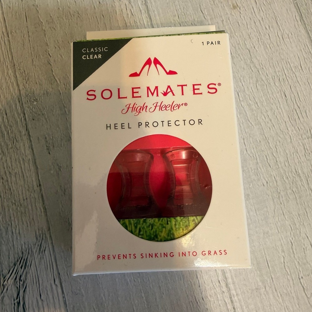 Solemates High Heel‎ Protector one pair classic clear NEW